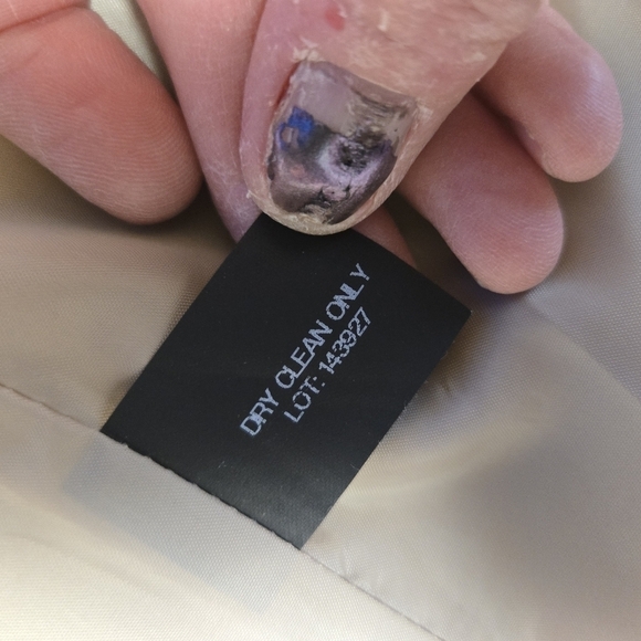 London Fog sand wool womens pea coat plus 1x - Picture 9 of 12